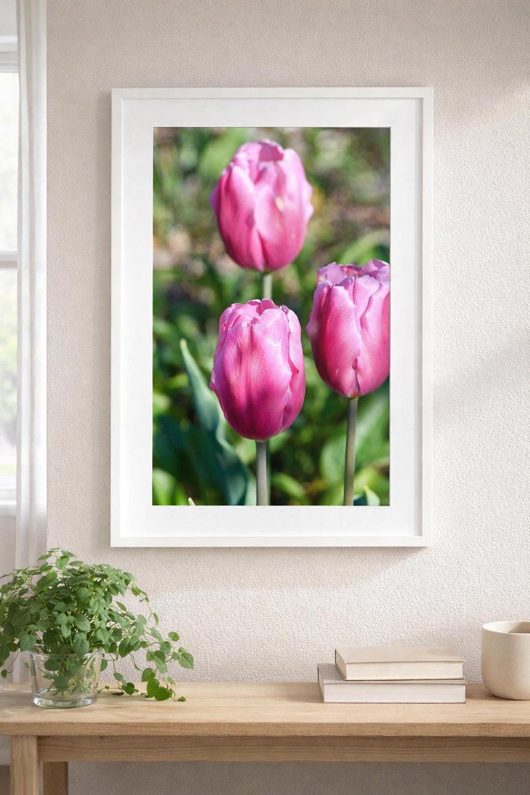Pink Tulips Wall Art, Spring Floral Photography, Botanical Print ...