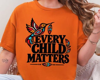 Every Child Matters Orange Day Shirt, Indigenous Education Tee