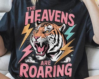 Salmo 19:1 PNG, Los cielos rugen, Diseño cristiano bohemio (Descarga digital)