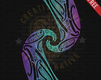 Diseño PNG maorí para descarga digital + ¡1 GRATIS!