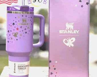 Vaso térmico Stanley x Olivia Rodrigo Quencher H2.0 Flow State de 40 oz. Completamente nuevo. Disponible.