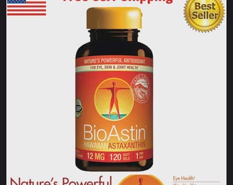 BioAstin Hawaiian Astaxanthin 12 mg., 120 Soft Gels