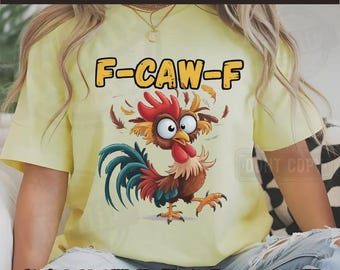 Meme de gallo divertido PNG, diseño de camiseta de animales de granja (descarga digital)