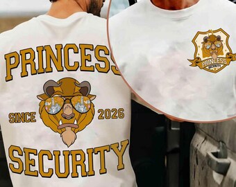 Light Princess Security Comfort Color Shirt, Beauty and the Beast Shirt, Disneyland Trip Shirt 2026