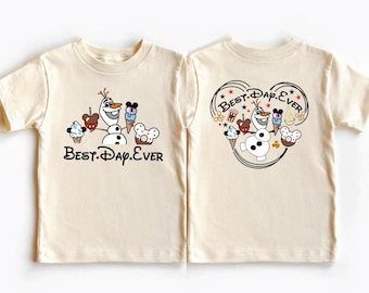 Disneyland Best Day Ever Shirt, Frozen Olaf Snacks T-Shirt, Disneyland Family Trip Shirt, WDW Funny Shirt, WDW Olaf Lover Tee, Best Day Tee