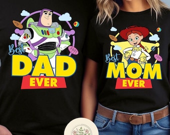 Personalized Disneyland Toy Story Dad Mom Shirt, Buzz Lightyear Woody You've Got a Friend In Me, WDW Disneyland Toy Story Land Family Trip