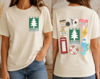 Camp Walden Parent Trap Shirt, Hallie Annie Parker Tee, Parker Knoll Summer Vacation Camping Shirt, Vintage Summer Camp Memories Graphic Tee