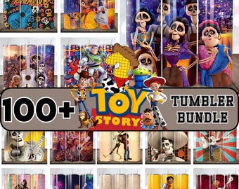 100+ Toy Story Tumbler Wrap Bundle, 20 oz Skinny Tumbler Wrap, 20 oz Tumbler PNG Sublimation Design, Instant Download Designs Templates