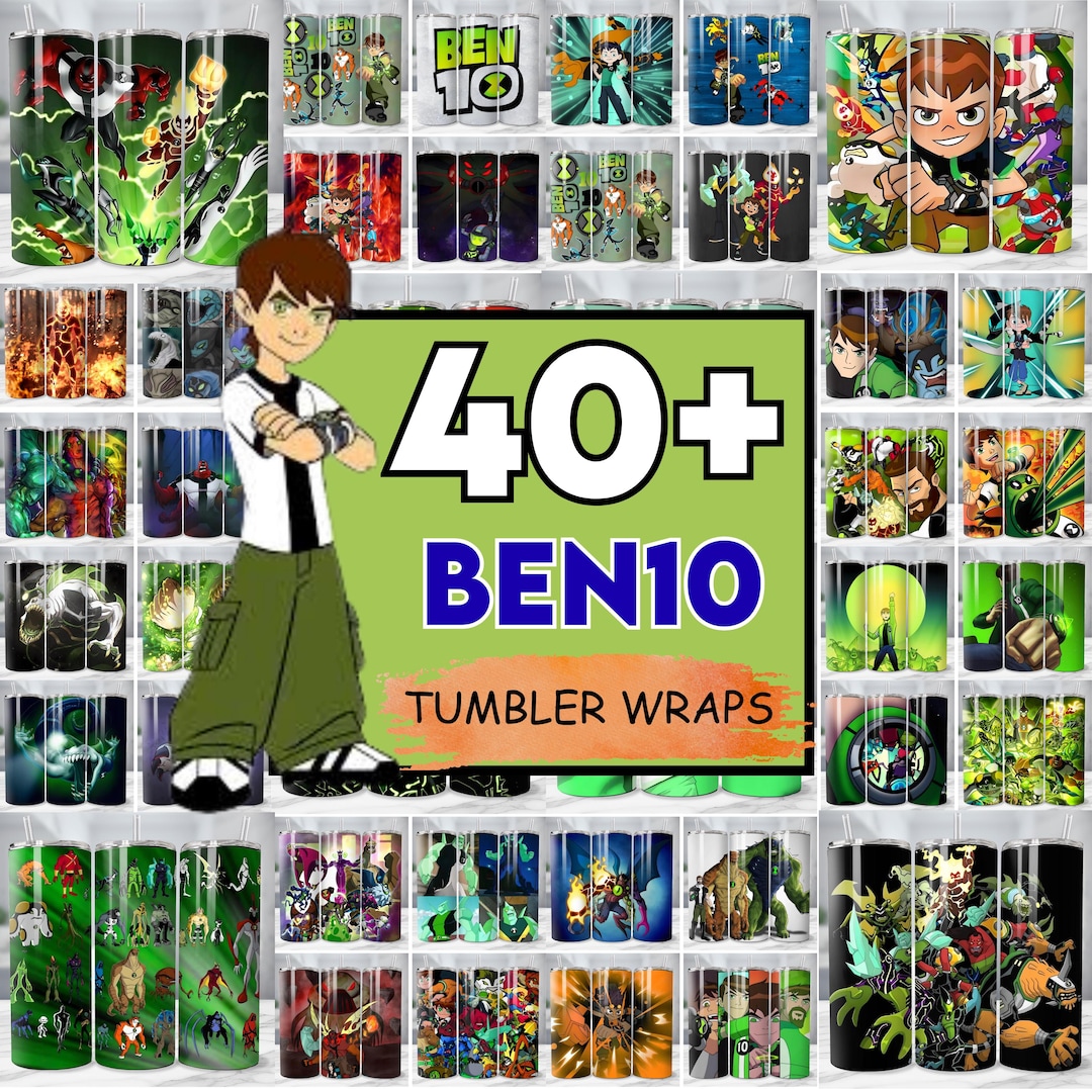 Ben10 20oz Tumbler Wrap Bundle | Hero Alien Tumbler PNG | Cartoon Ben ...