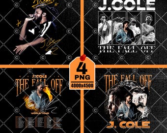 Archivo PNG de J.Cole: Diseño de Fall Out Tour / Descarga digital