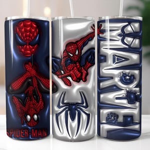 Spiderman Tumbler Wrap, 20 OZ Action Hero Design (Digital Download)