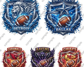 Football Team Mascot PNG, Football Team PNG, Sport Fan Gift Png, American Football Png
