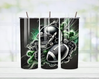 Football Mom PNG Tumbler Wrap | Game Day Sublimation Design (Digital Download)