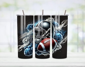 Football Mom PNG Tumbler Wrap | Game Day Sublimation Design (Digital Download)