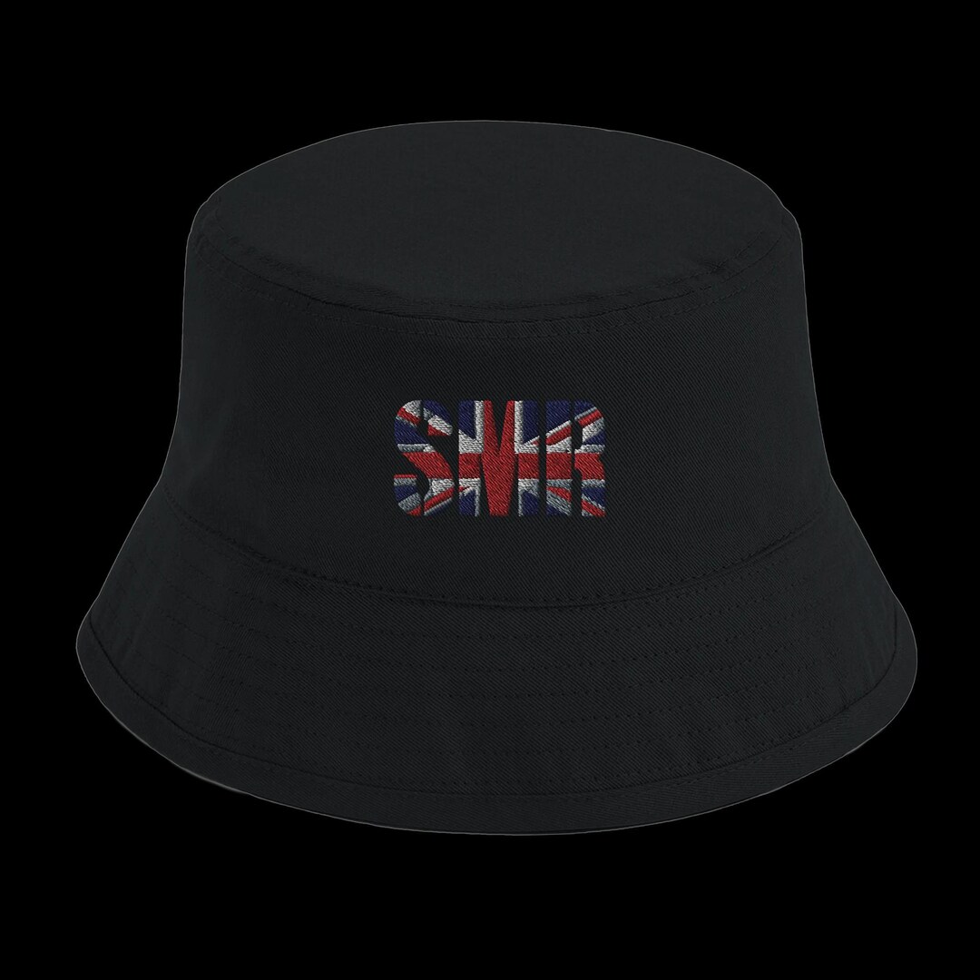 SMR UK Design Organic Cotton Bucket Hat | Beechfield B90N - Etsy
