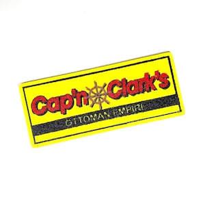 3D Printed Cap'n Clark Logo Sign – Backrooms Movie Prop Replica
