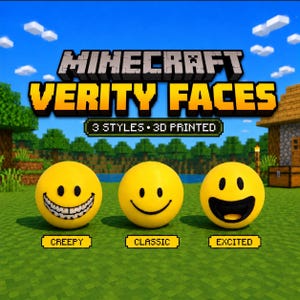 Verity Minecraft Mod Figure | 3D Printed Desk Buddy | Gaming Collectible | Made to Order