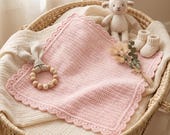 Simple Crochet Baby Blanket Pattern, Shell Stitch PDF, Beginner Friendly, (US & UK Terms)
