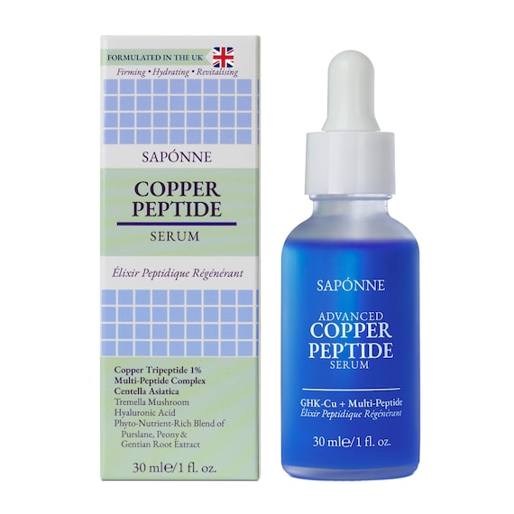 300mg Ghk-cu Copper Peptide Serum – High-purity (99.6%) Copper Tripeptide-1 | Multi-peptide Anti-ageing Face Serum | 30ml
