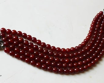 Bracelet - Five Strands Gemstone Beads