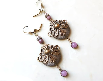 Earrings - Pink Drop