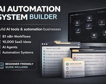 Systeembouwer AI-automatisering: 81 n8n-workflows, 10.000 SaaS-ideeën, AI-tools