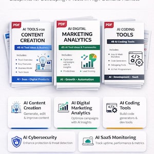 KI-Startup Sasm-Aufführungen Blueprints Bundle,Aufführungen Tool-Ideen (Digitaler Download)