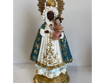 Virgen De La Regla 17" Our Lady Of Regla Resin  Religious Figure