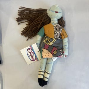 VTG 3 Disney The Nightmare Before Christmas Jack Pumpkin King Sally 13" Bean Bag image 5