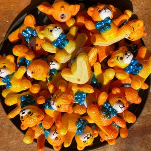 Vintage Teddy Bear String Light Covers – 70s/80s Kitsch Craft Supply Lot