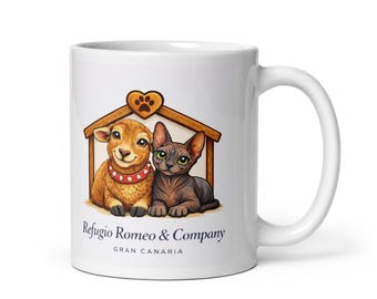 Tazza solidale Scegliamo l'empatia | Romeo Shelter Gran Canaria | Regalo con una causa