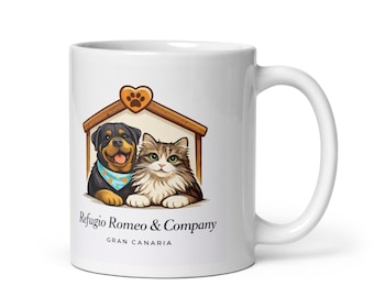 Taza solidaria Segundas Oportunidades | Refugio Romeo Gran Canaria | Regalo con causa