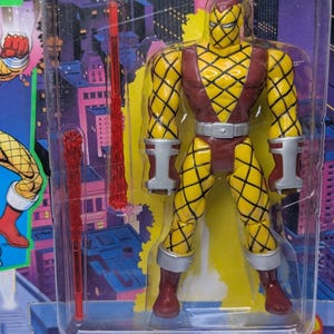 1994 Toy Biz Spider-Man Animated Series Shocker Figure Sealed Vintage Marvel image 3