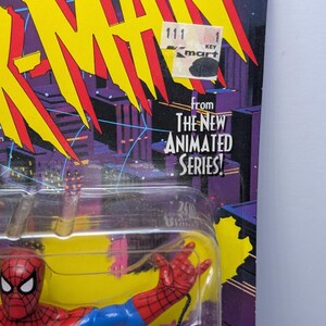 1994 Toy Biz Spider-Man Web Racer Animated Series Figure Marvel MOC Vintage image 4