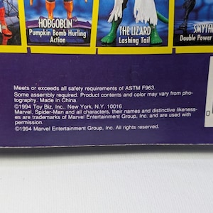 1994 Toy Biz Spider-Man Animated Series Shocker Figure Sealed Vintage Marvel image 11