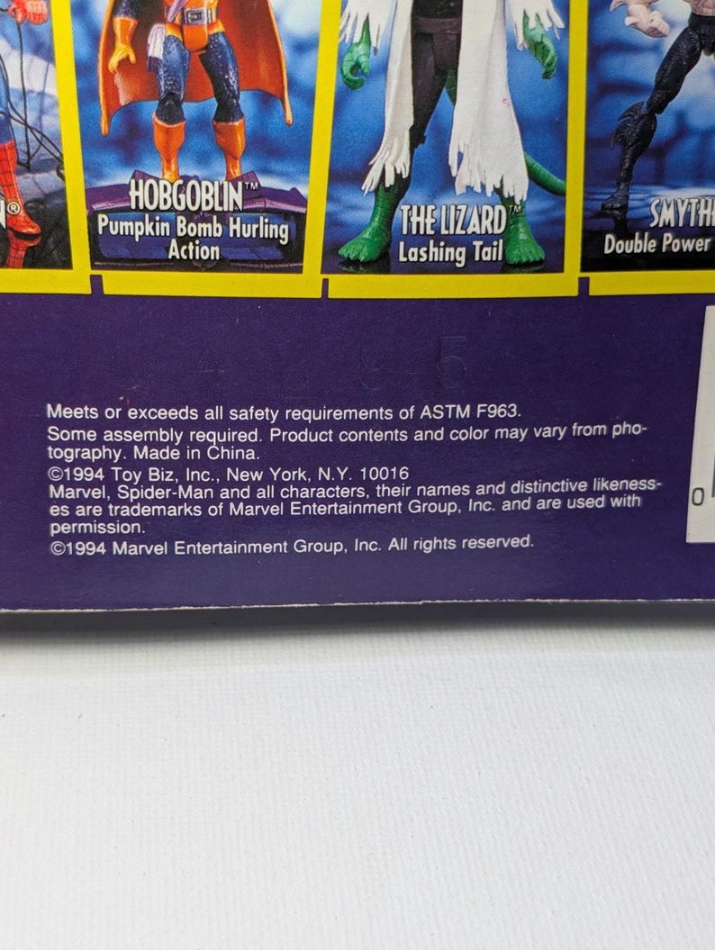 1994 Toy Biz Spider-Man Animated Series Shocker Figure Sealed Vintage Marvel image 11