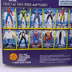 1994 Toy Biz Spider-Man Animated Series Shocker Figure Sealed Vintage Marvel image 9