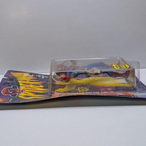 1994 Toy Biz Spider-Man Web Racer Animated Series Figure Marvel MOC Vintage image 11