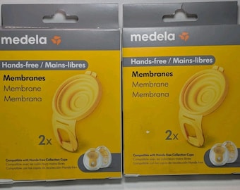 Medela Hands-Free Membranes Lot of 2 Boxes Genuine New Replacement Parts 4 Total