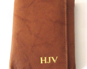 Personalized Trifold Men's Wallet, RFID Wallet, Monogrammed Gift for Men, Groomsmen Gift