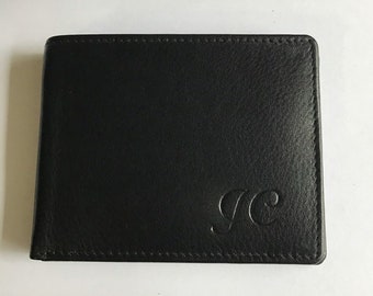 RFID Bil-fold Wallet with Flip Pockets,Personalized Gift For Men,Monogrammed Wallets,Anniversary Gift,Leather wallets,Custom made wallet