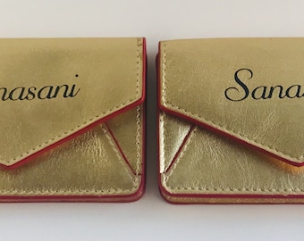 Personalized Business Card Holder, Leather Business Card Case, Employee Gifts, Husband Gift, Logo Business Card Holder, Gift For Boss