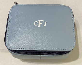 Personalized Travel Jewelry Case, Travel Jewelry Organizer, Best Gifts for Her, Leather Jewelry Box, Mother's Day Gift, Travel Gift