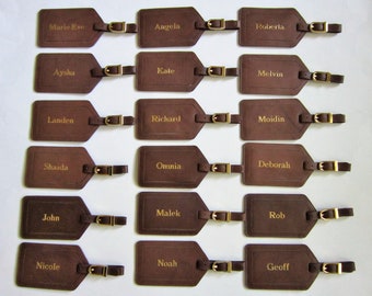Monogrammed Luggage Tags, Personalized Travel Accessories Gift,Monogrammed Leather Luggage Tags, Wedding Favors,Travel Gift,Bridesmaids Gift