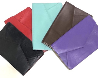 Personalized Leather Family Passport Holder: Monogrammed RFID Travel Wallet, Personalized Gifts