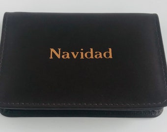 RFID Business Card Holder For Men, Personalized Gifts, Mens Card Case, Leather Business Card Holder With Logo, Gift For Him, Corporate Gifts