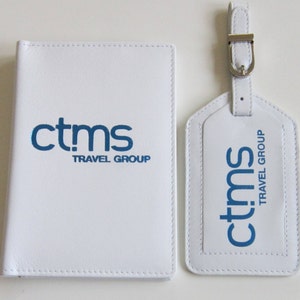 Custom Leather Luggage Tag: Branded Corporate Travel Gift