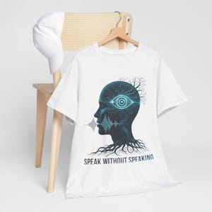 Speak Without Speaking shirt | Mind Tree Head Graphic Tee