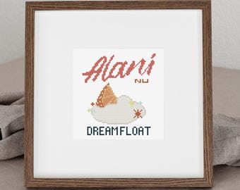Dream Float Cross Stitch Pattern – Energy Drink Inspired Needlework (Digital Download)