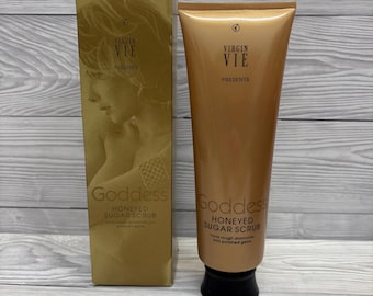 Virgin Vie Goddess Honeyed Sugar Scrub 250 ml | Rzadki, wycofany z produkcji peeling do ciała | Nowy, stary zapas UK Beauty Collectible